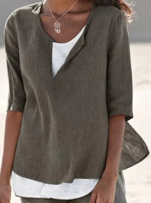 Dahlia – Elegant Layered Blouse