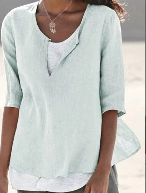 Dahlia – Elegant Layered Blouse